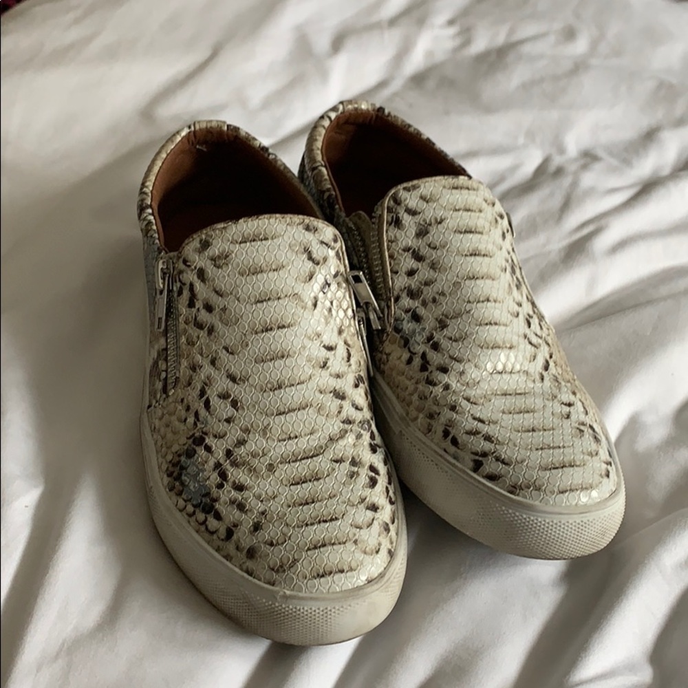 Report Snake Skin Slip-on Shoes